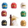 Mini Ninja Bausteine Figuren Bausteine Spielzeug Skelett Goldene Soldaten Schlangen Krieger Samurai Anime Filmserie Spielzeug für Jungen