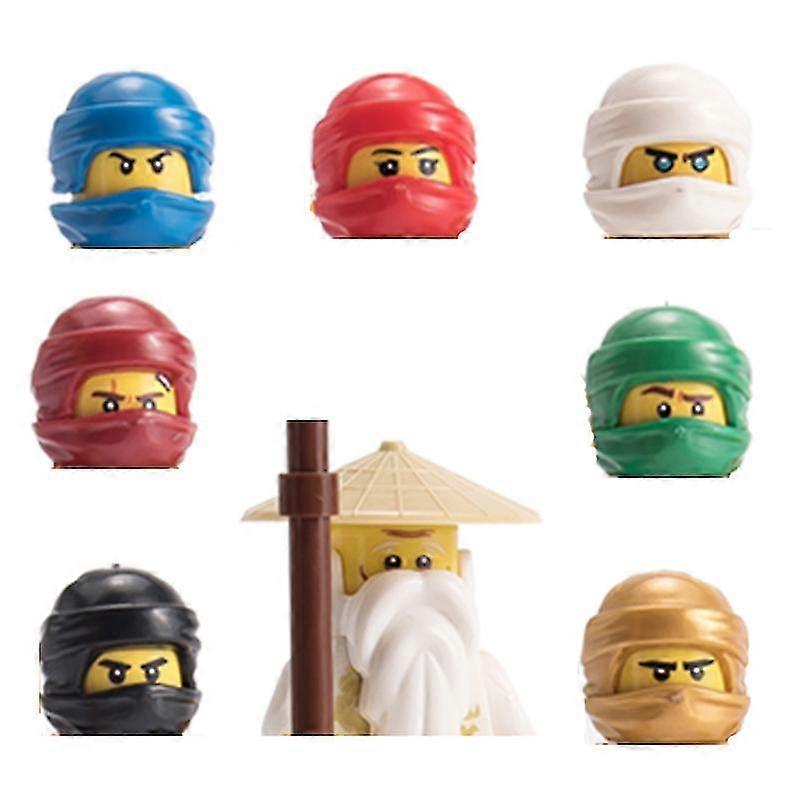 Mini Ninja Bausteine Figuren Bausteine Spielzeug Skelett Goldene Soldaten Schlangen Krieger Samurai Anime Filmserie Spielzeug für Jungen