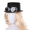 Magician Hat Steampunk Men Hat With Eyeglasses Cosplay Jazz Hat Retro Gothic Hat  Men Women Unisex