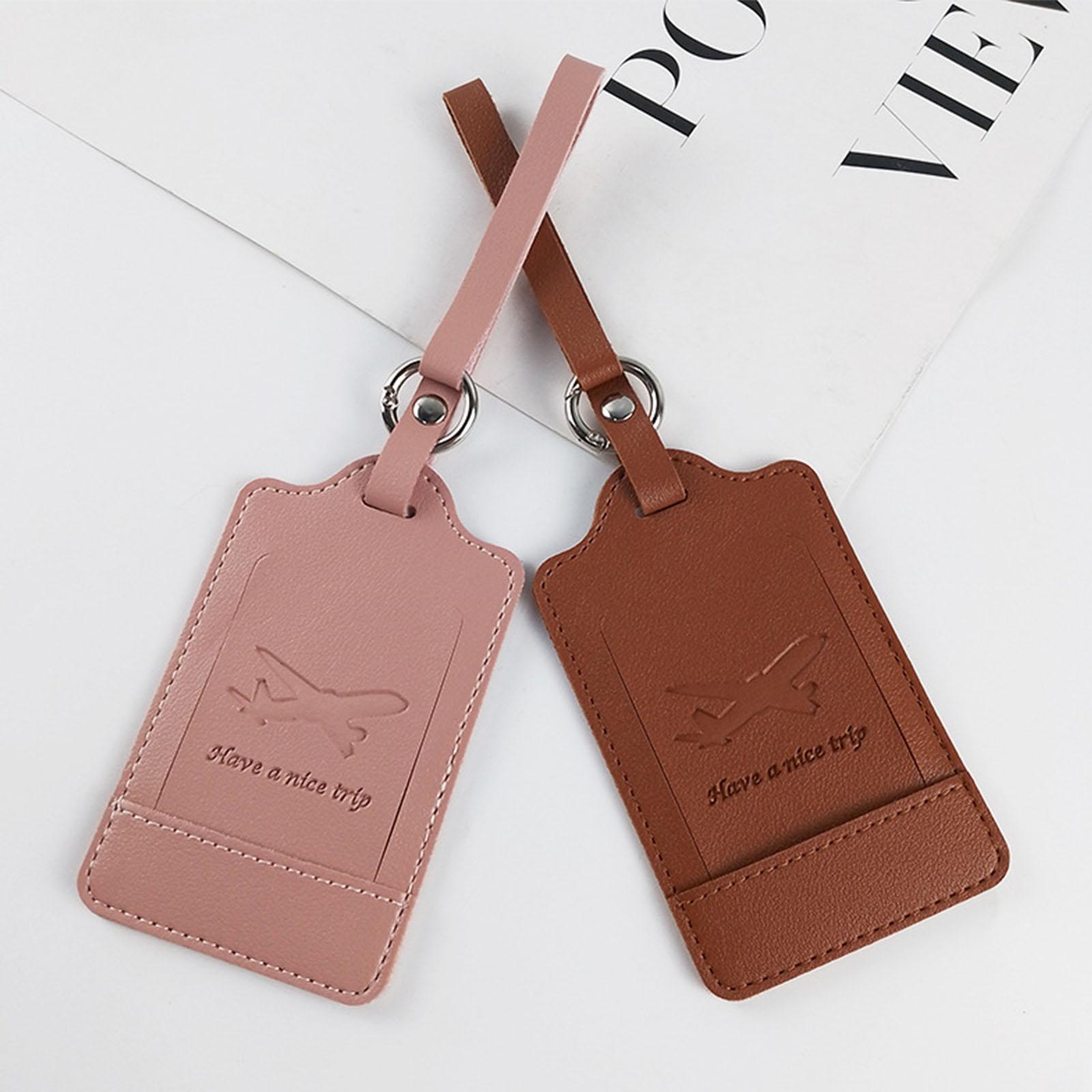 Бирка для багажа из искусственной кожи с рисунком самолета — фото 6