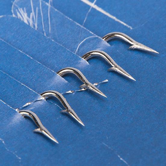 15/30Pcs Luminous Sabiki Rig Glow-in-the-dark Fish Skin Lure Rig Fishing Bait Rig with Hook Invisible Line Saltwater Freshwater Fishing Accessories