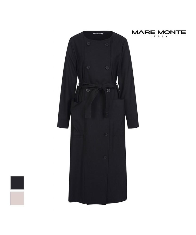 MAREMONTE Double-Button Belted Dress_M232Mop03S0