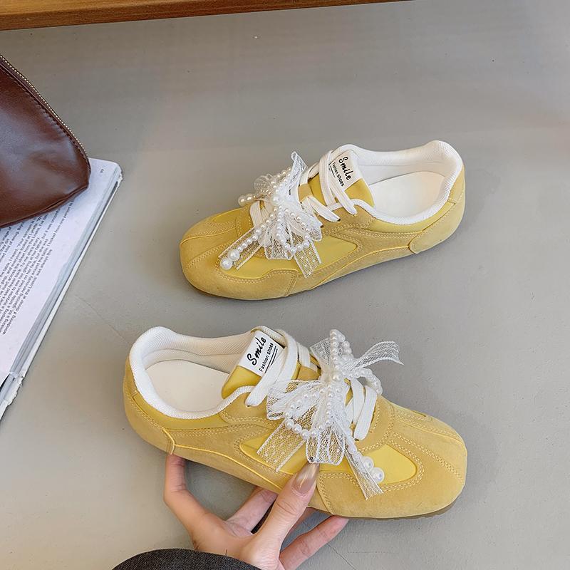 Women's Sports Casual Sports Shoes Spring Fashionable Genuine Leather Breathable Women's Vulcanized Shoes Luxury Designer