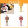 Cartoon Cute Pet Handheld Mini Fan Foldable Portable Usb Rechargeable Apricot/ Pink)