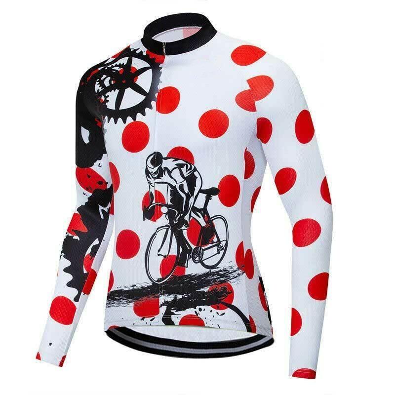 Sun Protection MTB Clothes Long Sleeve Bicycle Shirts Tops For Men Outdoor Riding Bike Sportswear  New Design Cycling Jersey