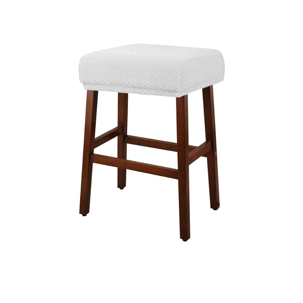 Stretchable Bar Stool Covers Square Stool Protector Thickened Saddle Seat Covers  Vanity Stool