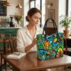  Bohemian Owl Print Tote Bag Fashion Large Capacity Casual Handbag for Daily Use