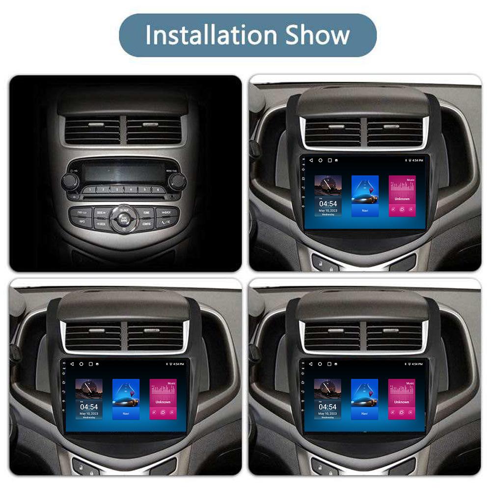 For CHEVROLET AVEO 2014+ Navigation GPS Android 15 Car Radio  Multimedia Player Stereo wifi+4G Carplay Auto Video