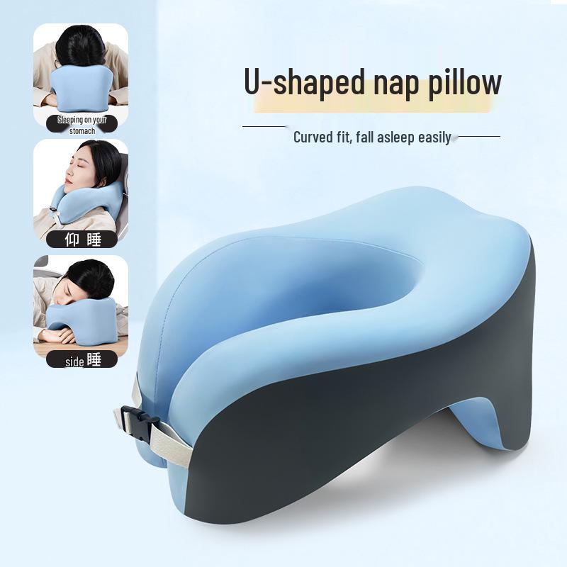 Memory Foam U-förmiges Nickerchenkissen - Büro- & Studenten-Nackenstützkissen