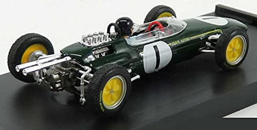 BRUMM 1/43 LOTUS F1 Jim Clark Figure Included 1963 Belgian GP World Champion 50th Anniversary Commemorative Edition