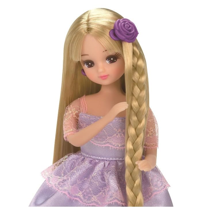 Takara Tomy Doll Long Hair Fashion Set Toy for Pretend Play 3 and Licca-chan LD-12 - Dress-up (Ages up)