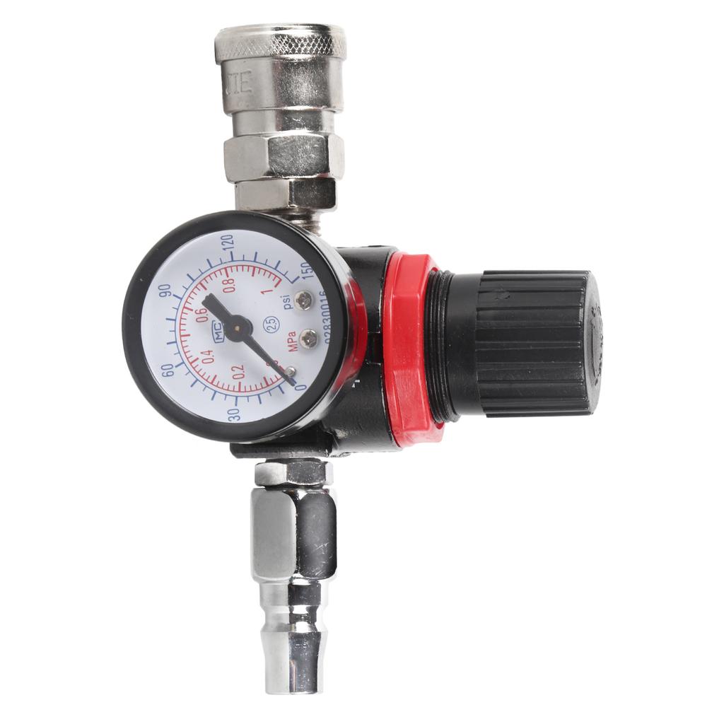 1 4 Air Pressure Regulator Gauge Regulating Valve less than span class= ui risk_flag3 more than Compressor less than