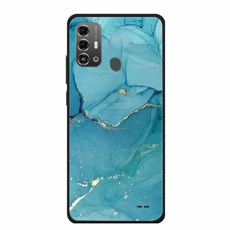 For ZTE Blade A53 Pro Case Luxury Silicone TPU Soft Cover Phone Case ZTE Blade A52 Lite A 52 A 53 Marble Funda Protector Coque