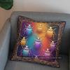 2D Colorful Beetles Pattern Decorative Pillow Cover Pattern Cushion Cover Suitable For Sofa Bedroom Car Pillow Cover
