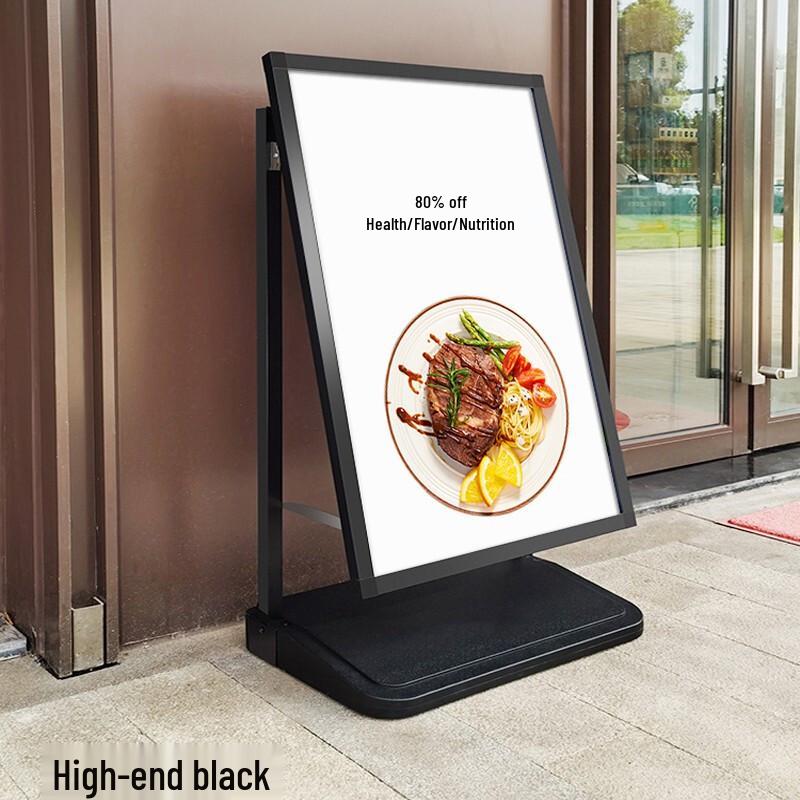Windproof Poster Stand with Wheels