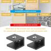 8Pcs Sturdy Glass Shelf Supports Heavy Duty Shelf Brackets for Glass Shelves Cabinets Bathroom Kitchen Wine
