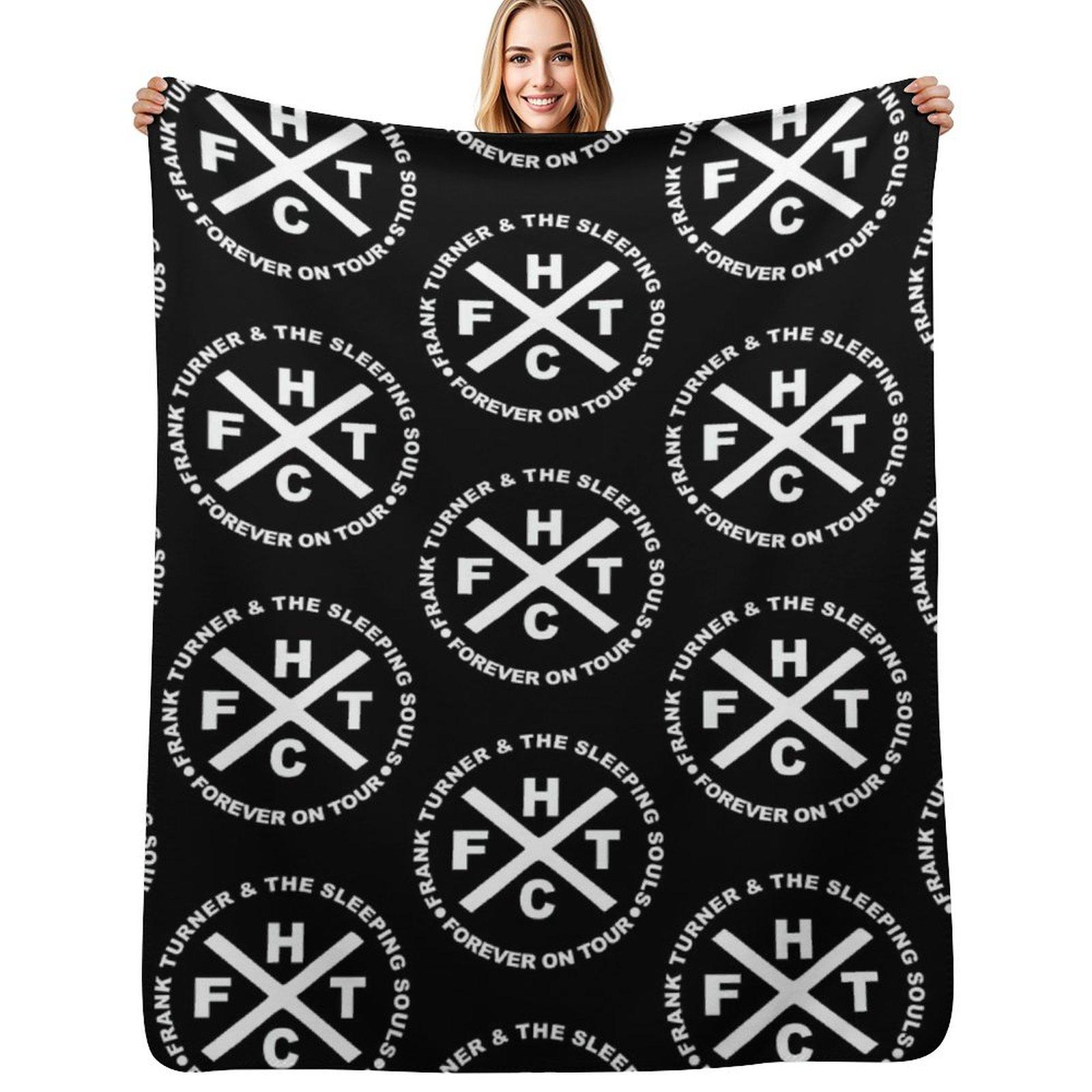 Best - Frank Turner Merchandise Throw Blanket Soft Warm Blanket Gift for Men Women Adults Size: 75*100cm, Weight: 230 GSM