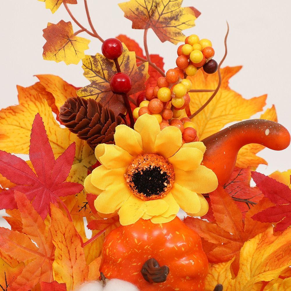 Foam Simulation  Pumpkin Flowers Fake Plant Halloween Pumpkin  Party Decor