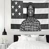 AAAP Rocky AASAP American Tapestry Wall Hanging Tapestry Art Deco Blanket Curtain Hanging At Home Bedroom Living Room Decor