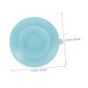 Silicone Suction Plate and Bowl Holders for Toddlers, 3-Pack with Double-Sided Suction Cups, Non-Slip Stable Feeding System, Assorted Colors