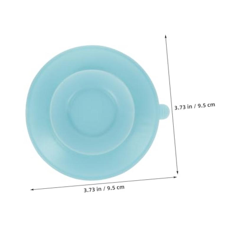 Silicone Suction Plate and Bowl Holders for Toddlers, 3-Pack with Double-Sided Suction Cups, Non-Slip Stable Feeding System, Assorted Colors