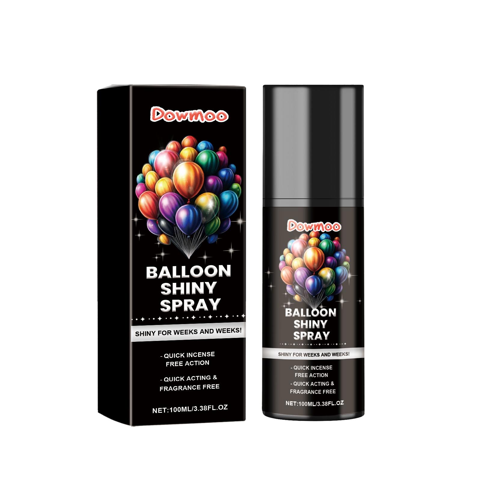 

Dowmoo 100ml Balloon Shine Spray – Balloon Gloss Enhancer, Balloon High-Shine Spray, Quick-Drying, Party Decoration Special Other
