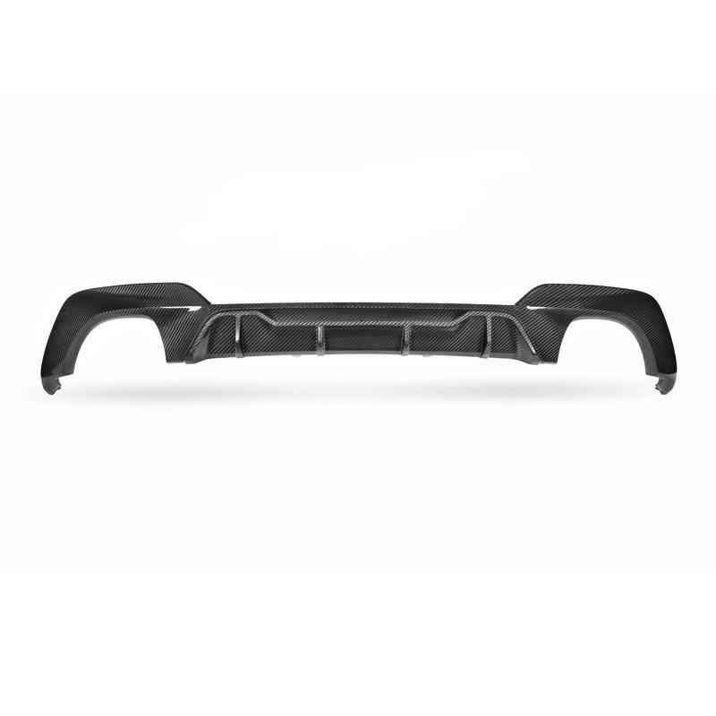 BMW 3 Series G20 G28 MP Style Rear Diffuser Lip with Lights - Gloss Black Body Kit