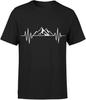 Men's Mountains T-shirt Gift For Traveler Tatra Tourist EKG Lifeline XL