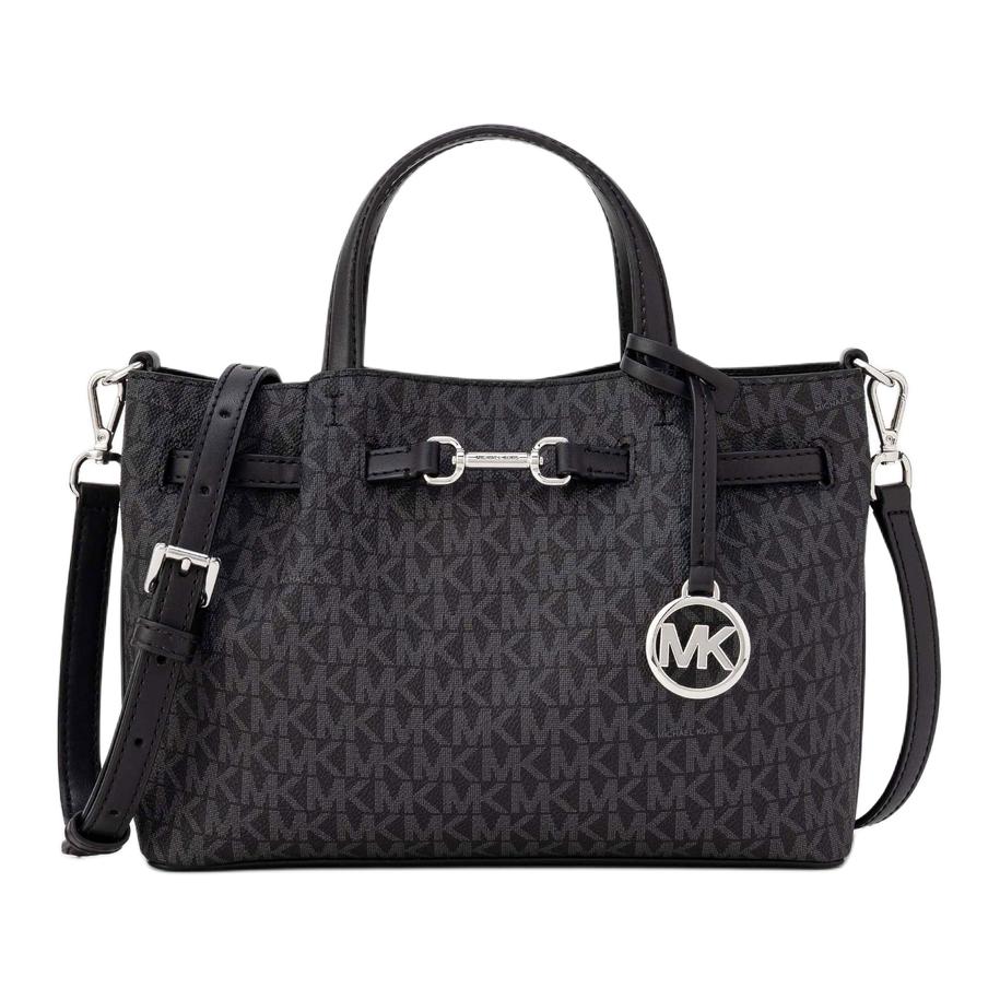 

Michael Kors MK Carson Логотип Шарм Регульований Знімний Покритий Канвас Сумка-тоут Жіночий тоут Чорний 35F5S2ZS5B-BLACK Basic Set (Bag+Dust Bag)