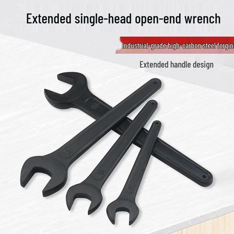 Wankajia Heavy-Duty High-Carbon Steel Single-Head Wrench