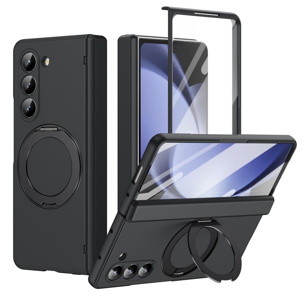 With Front Glass Film Hinge Protection Cover Case for Samsung Galaxy Z Fold 8 7 Fold8 Ultra Fold 6 5 4 3 Fold6 Fold7 Fold5
