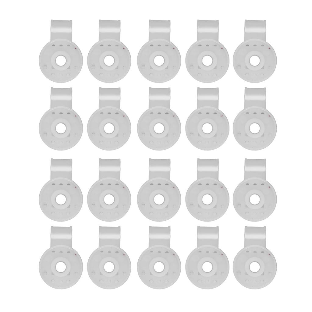 20Pcs Sunshade Net Clip Round Shade Cloth Clips Greenhouse Film Fixing Clamp for Tent Greenhouse