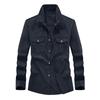 Summer Thin Long-sleeved Shirt for Men Pure Cotton Loose Casual Top Coat New Work Shirt