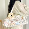 Large Capacity Anime Ita Bag, Minimalist College Style Shoulder Handheld Tote Bag