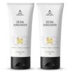 Urbangabru Detan Sunscreen SPF 50 PA++++ for Men | Pack of 2 | No White Cast, Lightweight & Non-Sticky | Niacinamide & Kojic Acid | UVA/UVB Sun Pro