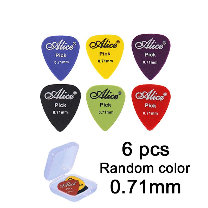 Gitaarplectrums met Opbergdoosje ABS Plectrums voor Elektrische Akoestische Gitaar 6 Dikte Gitaar Plectrum Accessoires