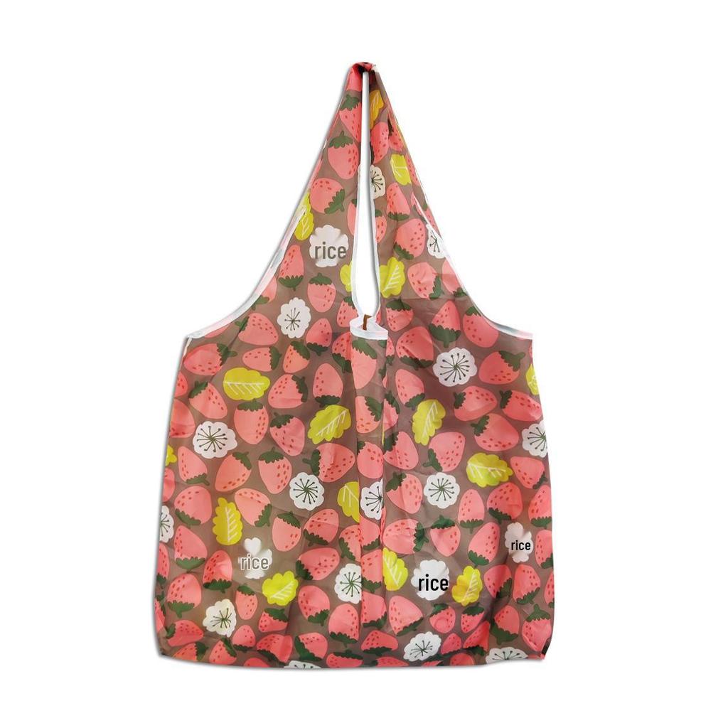 Eco-Friendly Large Capacity Foldable Tote Bag - Creative, Portable, Printed, and In Stock