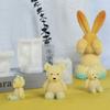 Bear Silicone Mold Candle Mold for Making Candle Soap Plaster Desk Ornament Cake Fondant Decorations Chocolate Jello