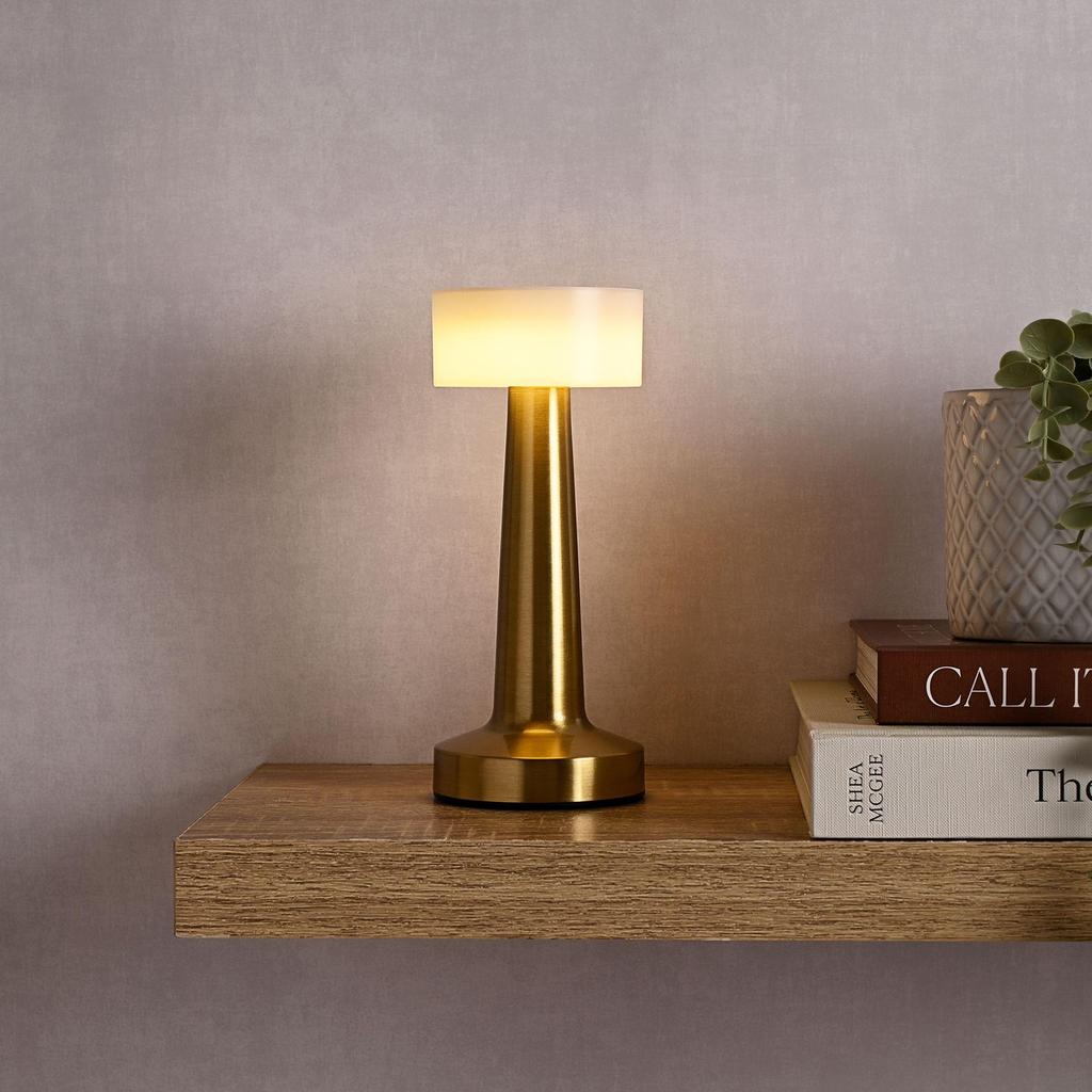 Hestia Brons USB LED Touch Bordslampa