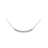 [Petit Jewel YU-NA] Curve Women's Necklace, Women's Pendant, Stainless Steel 316L, Metal Allergy Friendly Curve