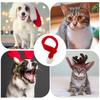 1Pcs Small Pet Red Knitted Christmas Scarf Soft Comfortable Lightweight for Cats Dogs Perfect for Photo Shoot Party