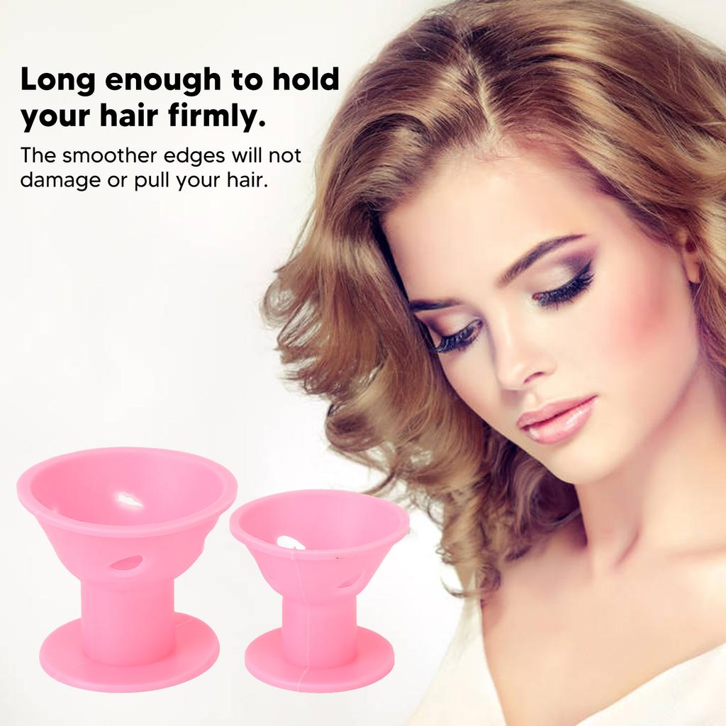 Hair Roller Set Silicone Self Grip Heatless Hair Curling Roller Curler for Home Travel
