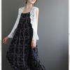 Summer Women Lace Vest Loose Cut-out Cardigan Vest Bohemian Style Cotton Woven Open Front Vest Thin Outwear