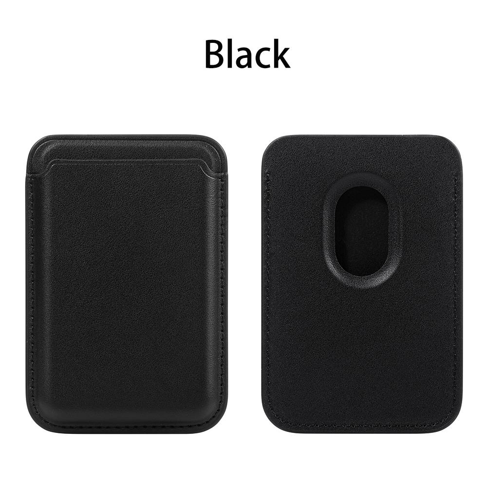 Carteira Magnética Universal de Couro MagSafe Porta-Cartões Bolso para Cartões com Fixação Forte para Iphone Samsung Xiaomi OPPO Motorola Google
