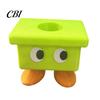 Small Feet Cartoon Stool Ornament 3D Printed Toothbrush Holder, Waterproof Moisture-Proof Cute Stable Non-tip Base Compact Storage Organizer