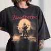 Comfort Colors Dark Fantasy Hunter Shirt, Gothic Gamer Tee, Retro 90s Action RPG Graphic, Video Game Fan Gift For Him