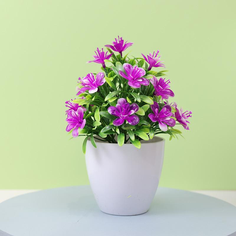 Simulated desktop green plants, mini potted plants, simulated decorations, simulated flowers