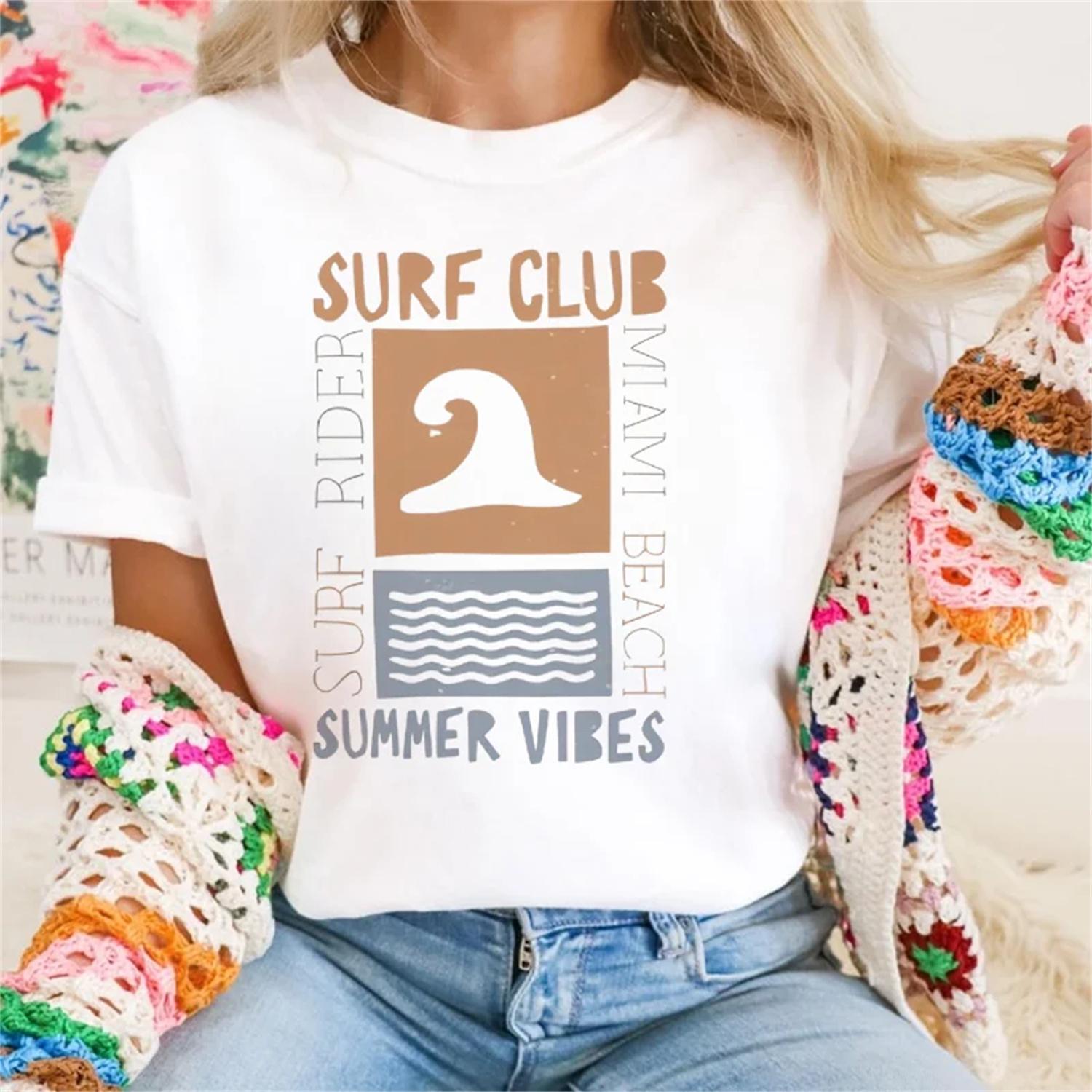 

Women s Pattern T-Shirt Regular Clothing Printed Surfing Style Watercolor Fashion Top Short Sleeve O-Neck Casual Summer T-Shirt XXXXXL білий