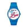 Swatch Recipe for Love Day Blue Valentine's Watch, SUOZ353,