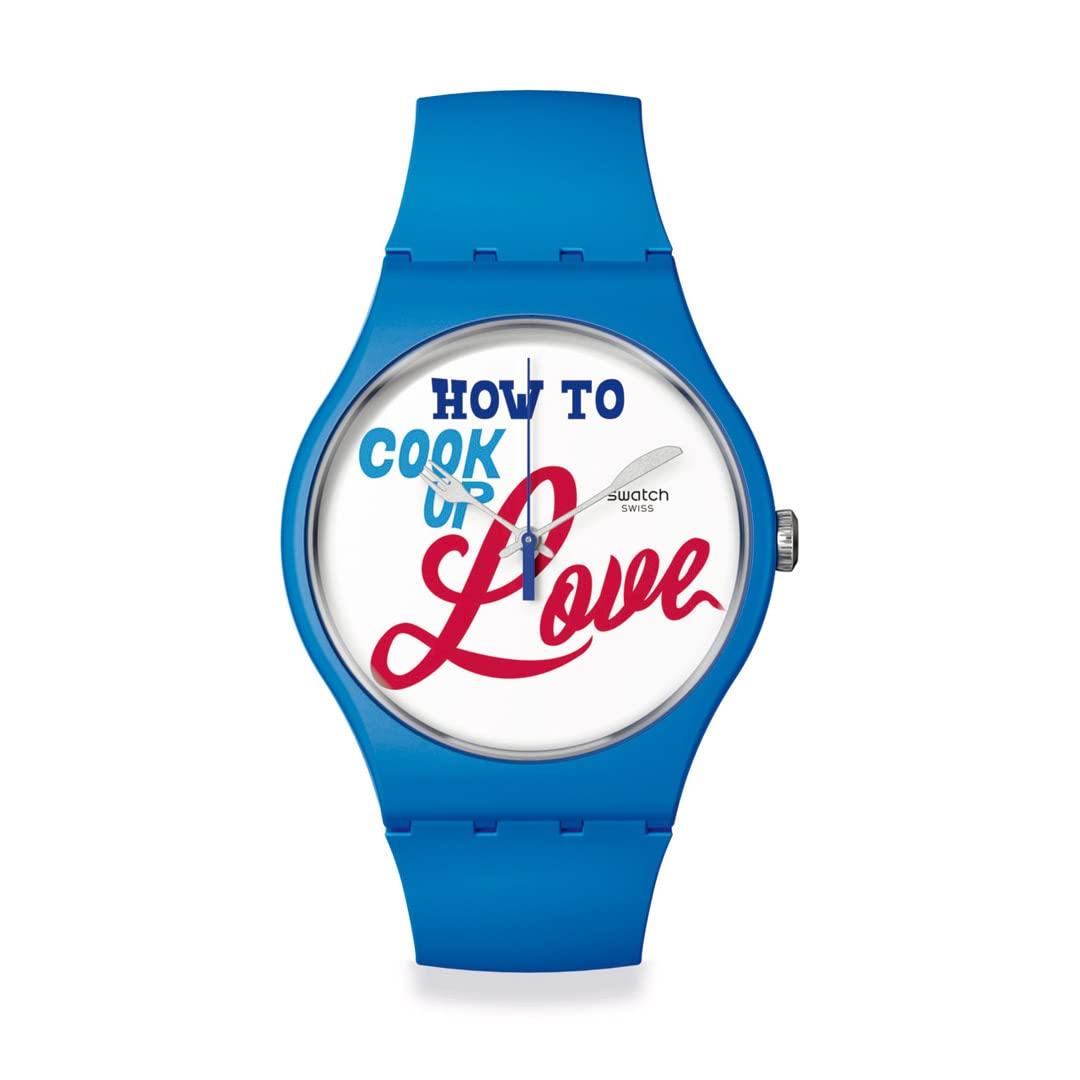 

Swatch Recipe for Love Valentine s Day Watch, SUOZ353, Blue